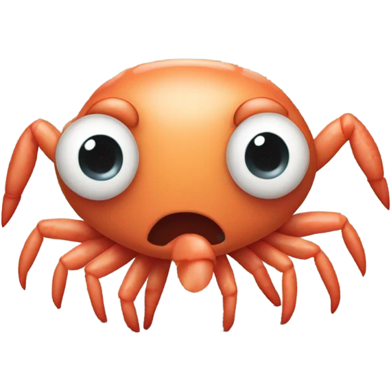 Sad poo prawn emoji