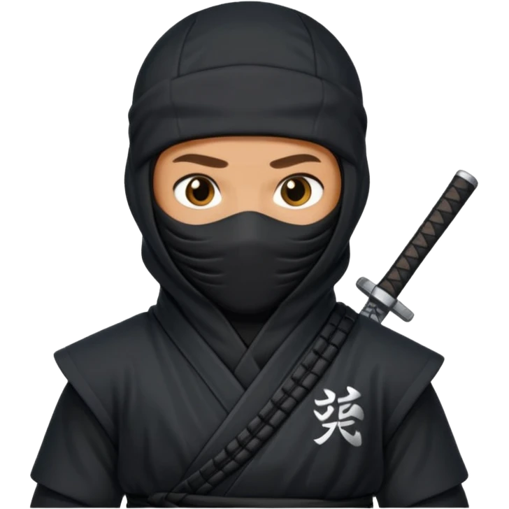Ninja with MB written on it emoji