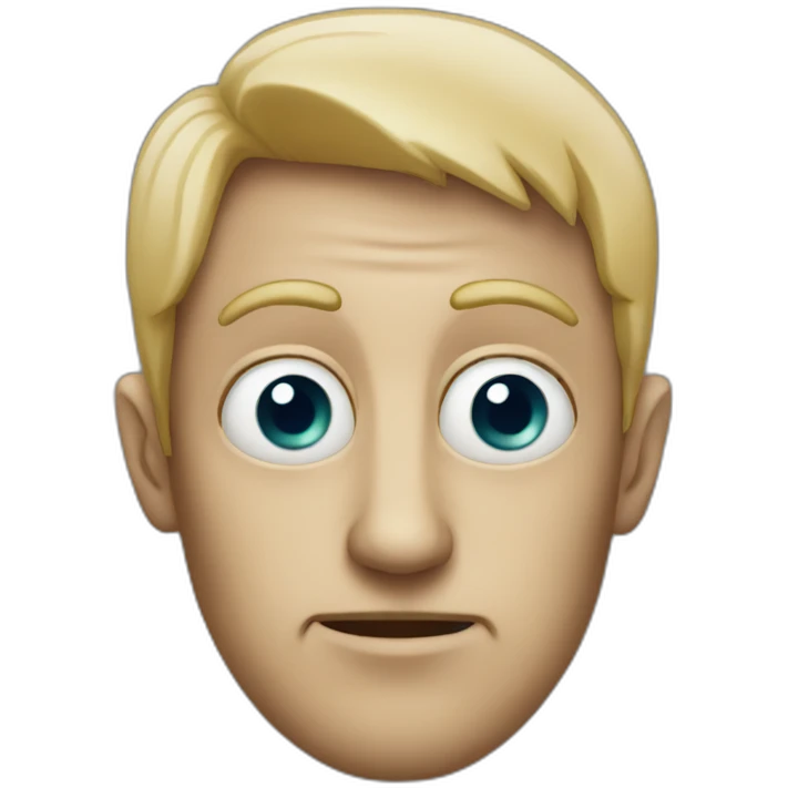 Man with eight eyes emoji