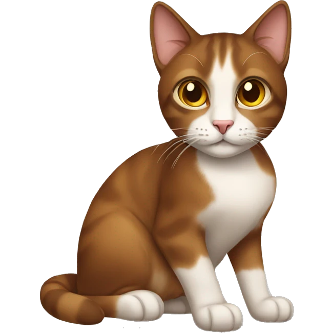 Brown female cat emoji