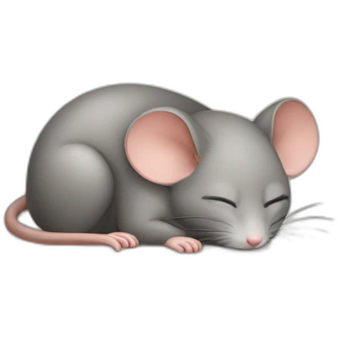 Sleepy mouse emoji