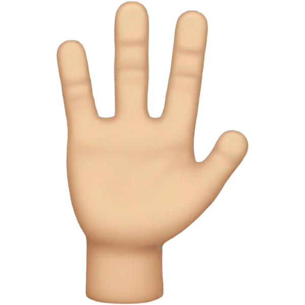 up finger emoji