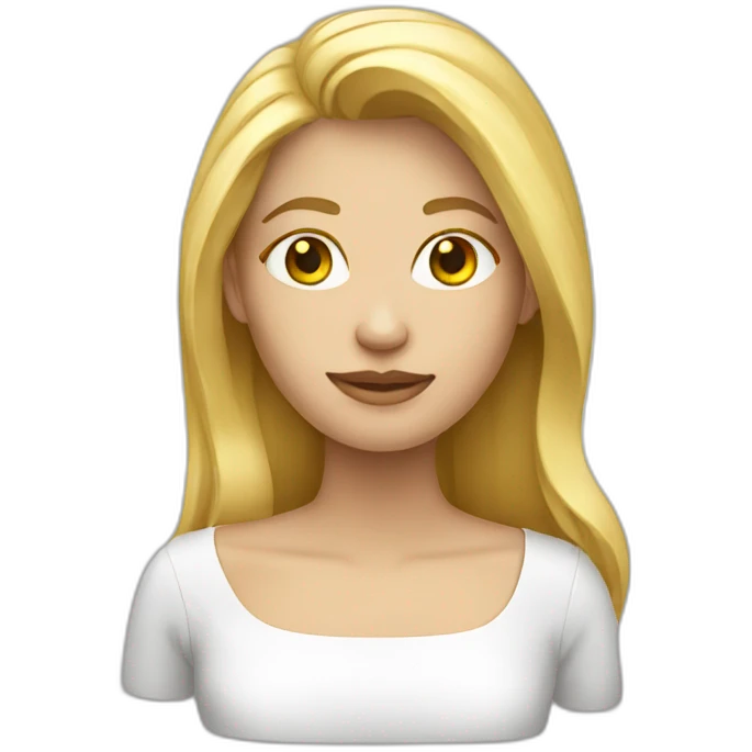 Un blond emoji
