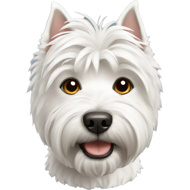 West highland Terrier dog emoji emoji