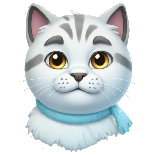 Frozen cat  emoji