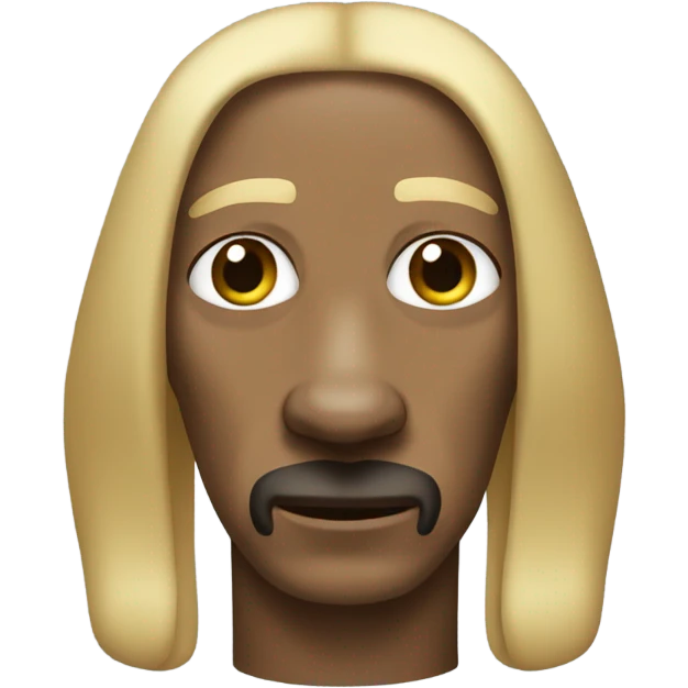 snoop dog with blonde hair  emoji