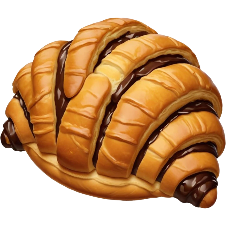 chocolate croissant  emoji
