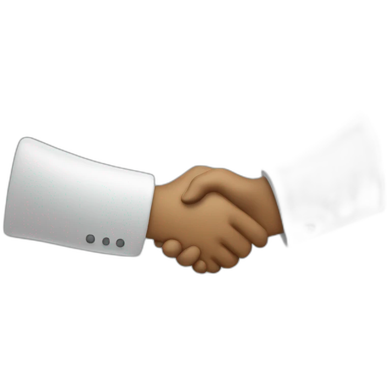 awesome handshake emoji