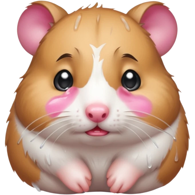 Crying hamster  emoji