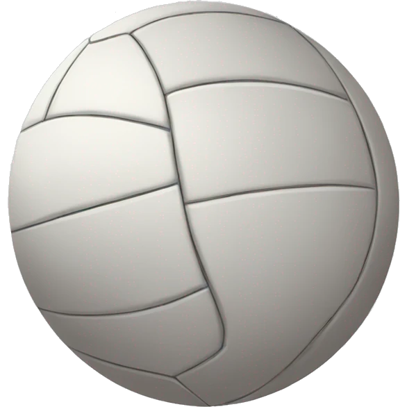 Volleyball on face emoji