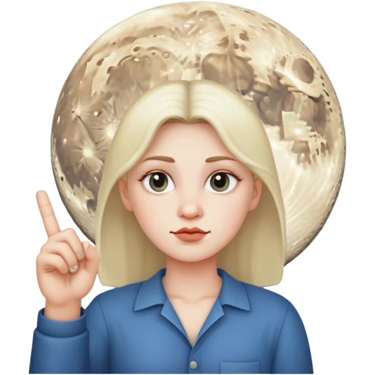 moon face with middle finger  emoji