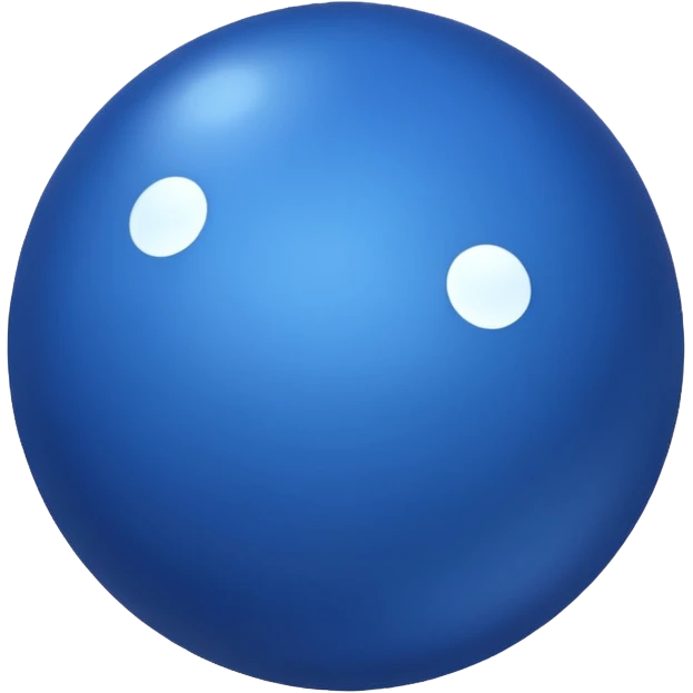 Point blue emoji