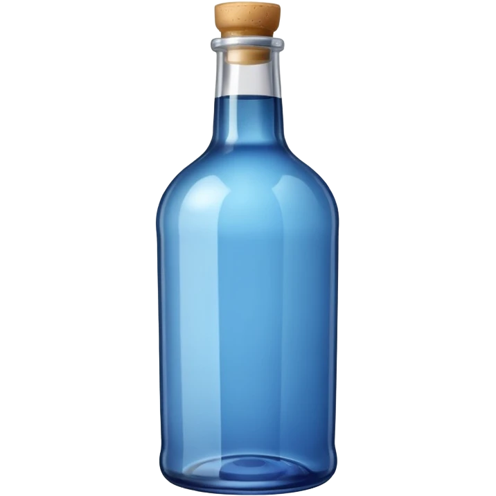 Blue Alcohol bottle emoji