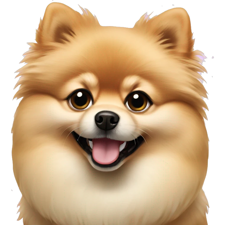 Birthday Creme Pomeranian  emoji