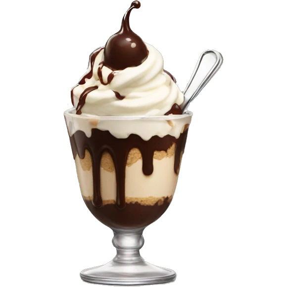 hot fudge sundae emoji
