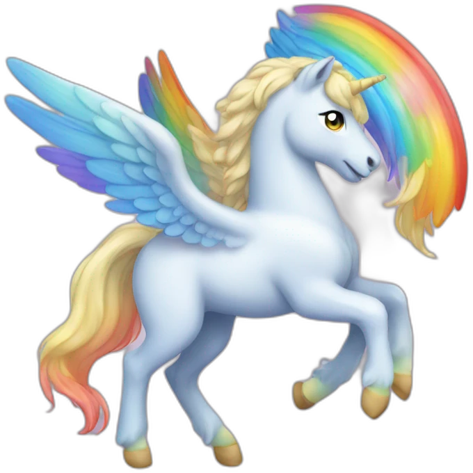 Rainbow Pegasus  emoji
