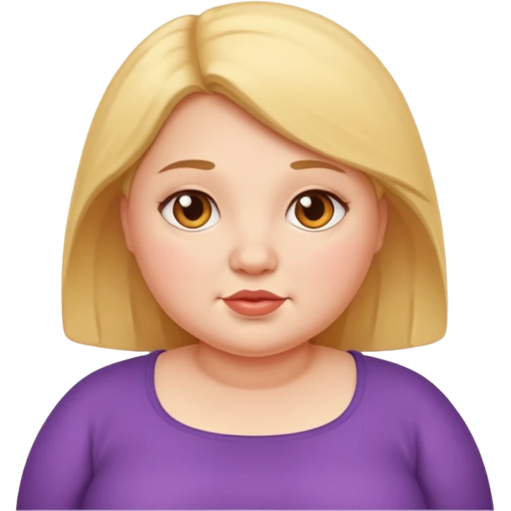 약간 통통한 여자 emoji
