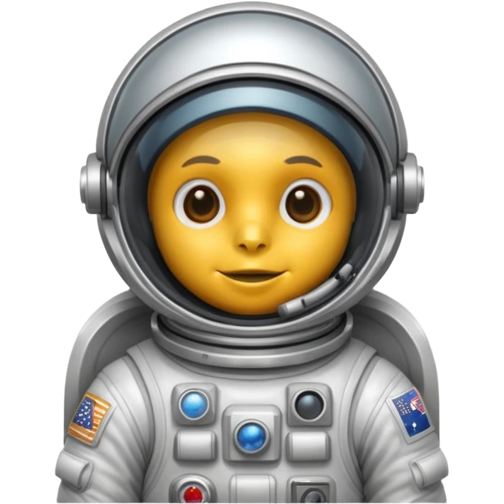 hawk with astronaut suit emoji