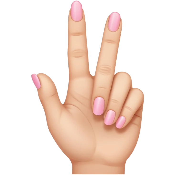 Pinky pointing upwards emoji