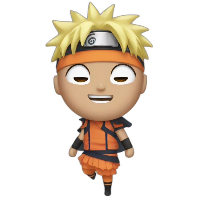 Naruto with a tutu emoji