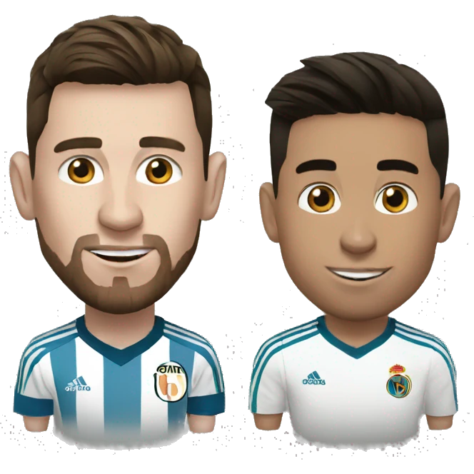 Messi and ronaldo emoji