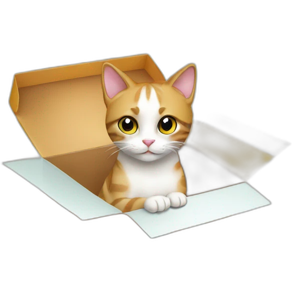 cat in gift box emoji
