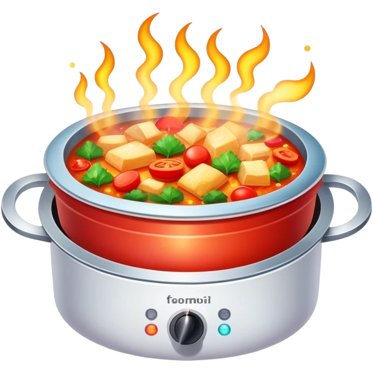 steaming hot delicious dish with sparkles emoji