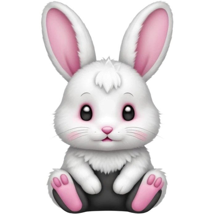 sitting baby rabbit emoji emoji