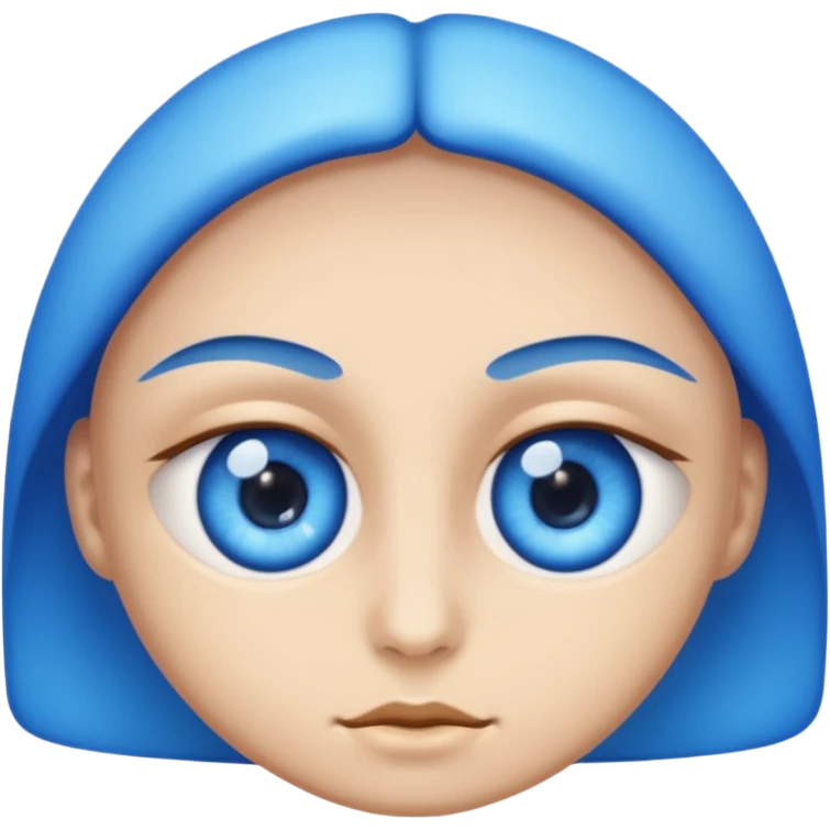 eyes blue emoji