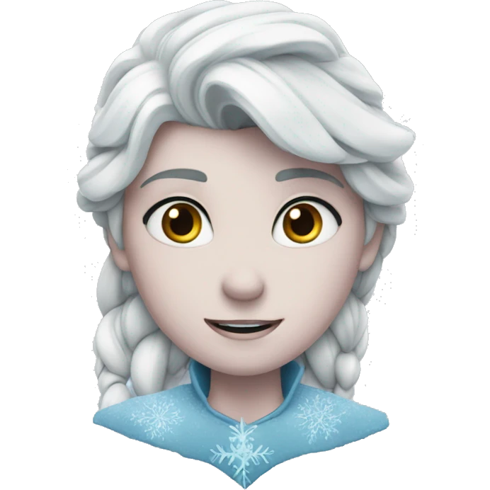 A frozen heart emoji