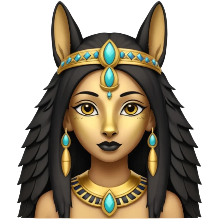 Star Wars style setting posed young female Anubis  emoji