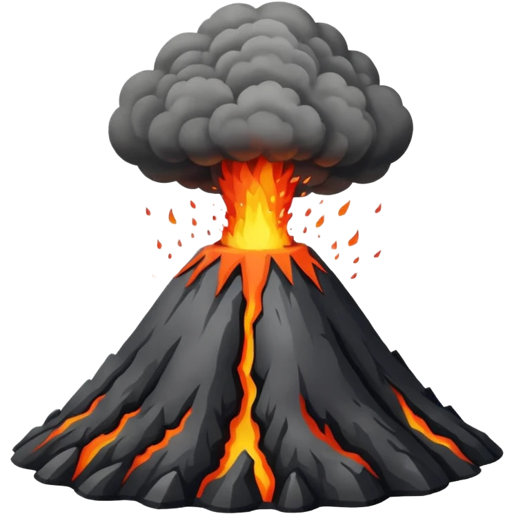 volcano emoji