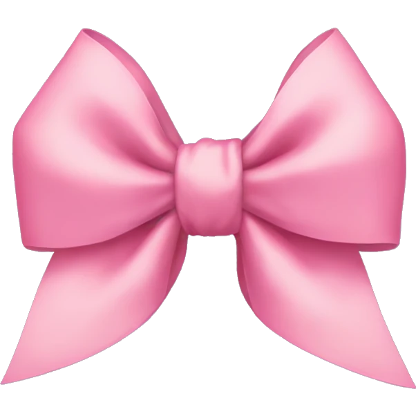Coquette bow emoji