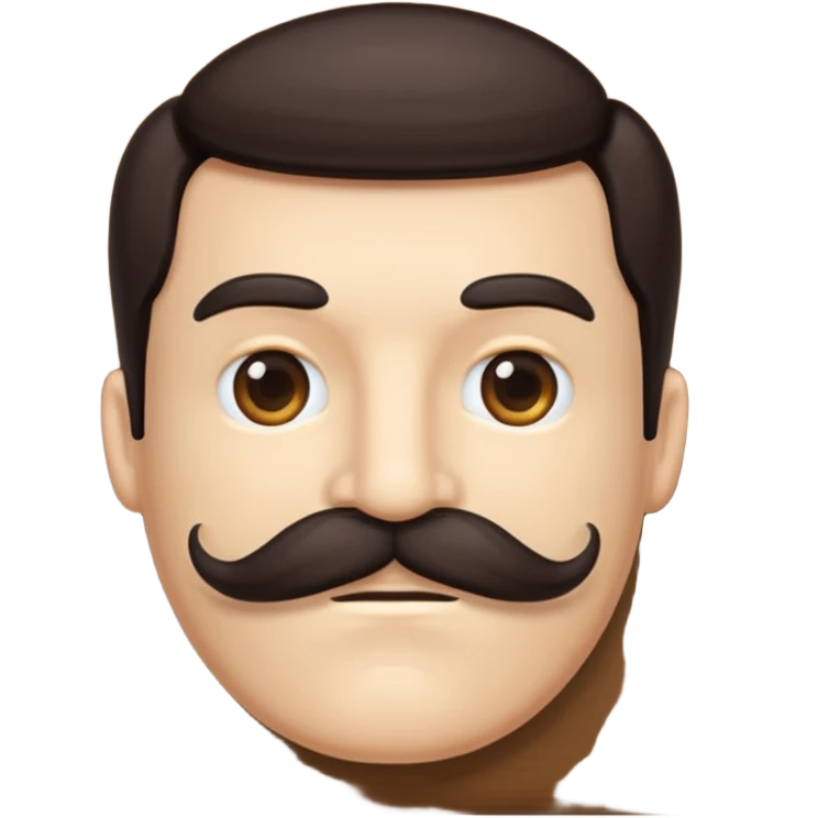mustache only emoji