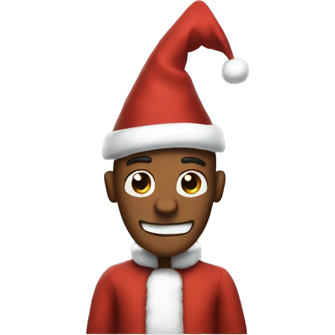 Cartoon Freddy with Santa costume emoji