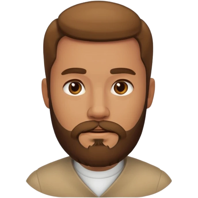 head with beard emoji