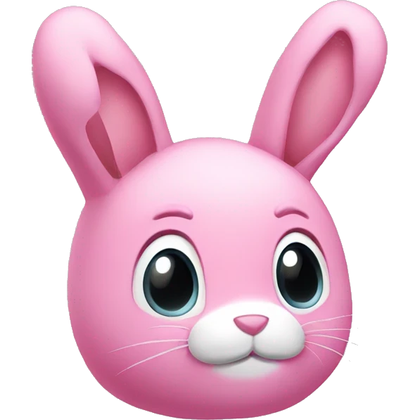 pink bunny stuffed animal  emoji