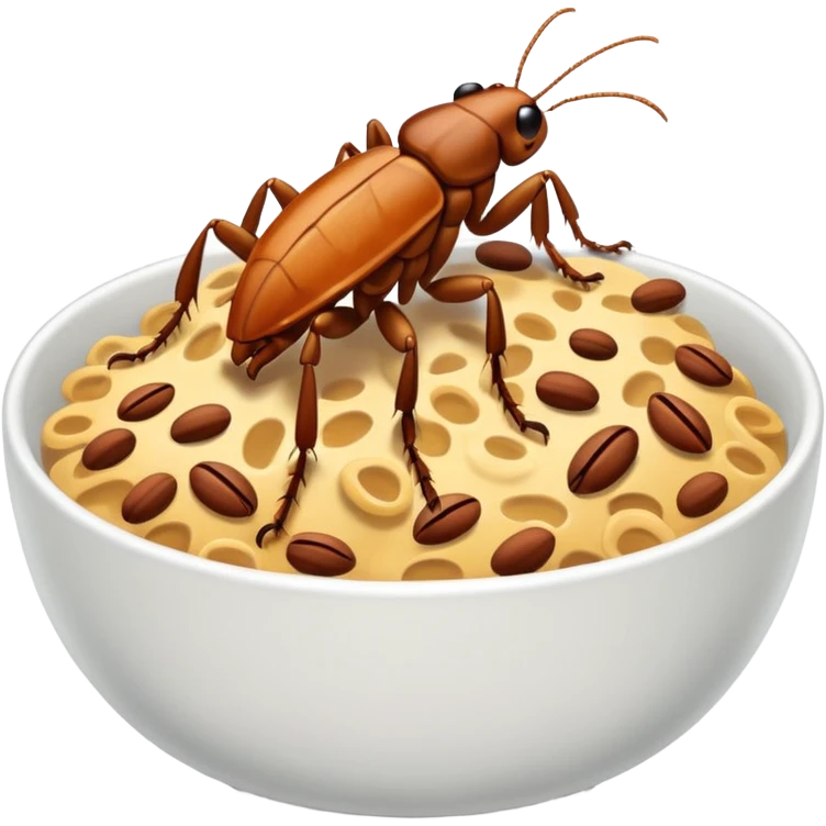 Roaches in cereal emoji
