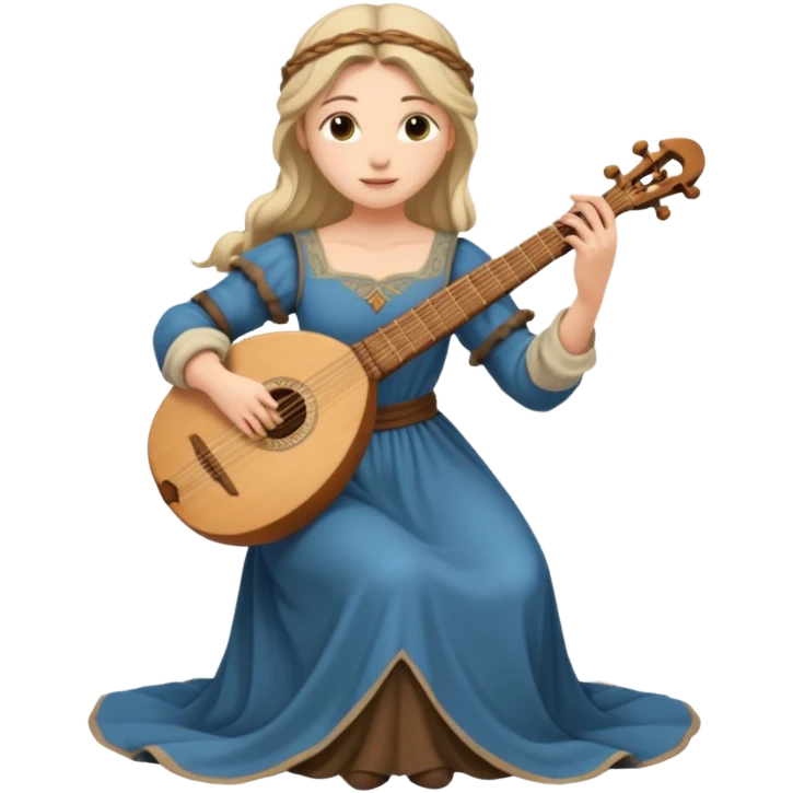 medieval bard woman emoji
