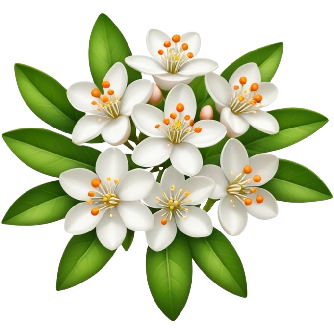 Orange blossom emoji