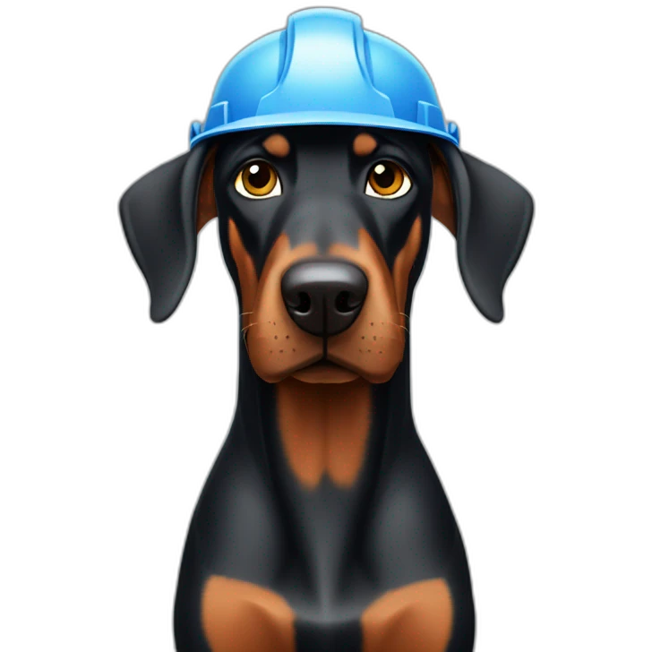 doberman-builder emoji