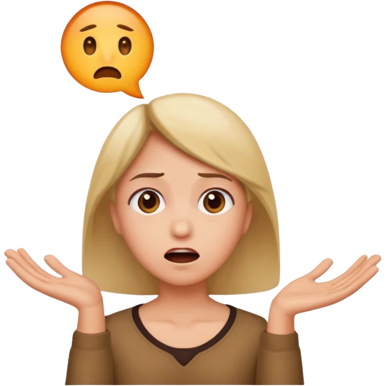Over your head emoji