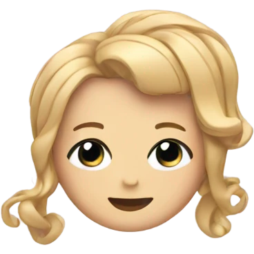 Hair clip emoji