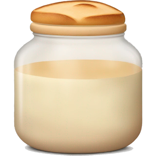 Sourdough starter emoji