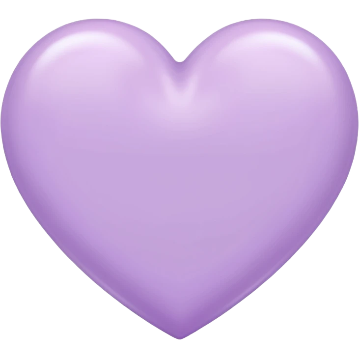 lilac heart emoji