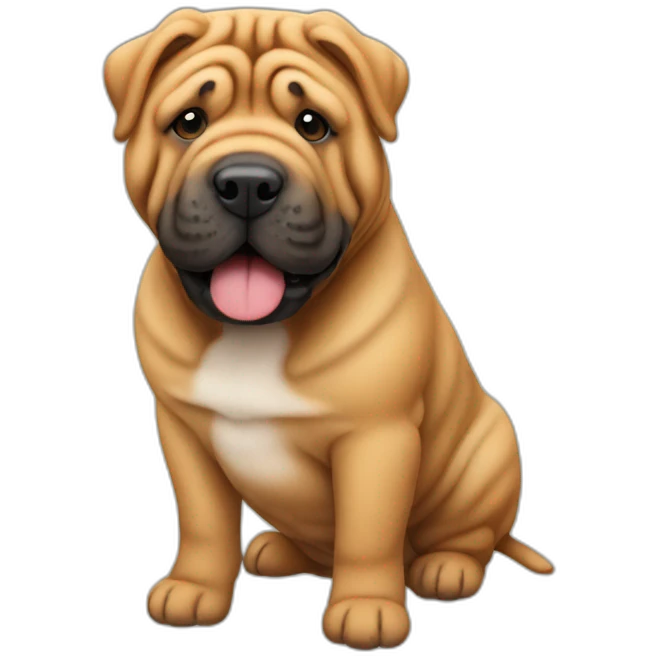 Sharpei emoji