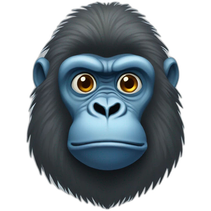 blue gorila emoji