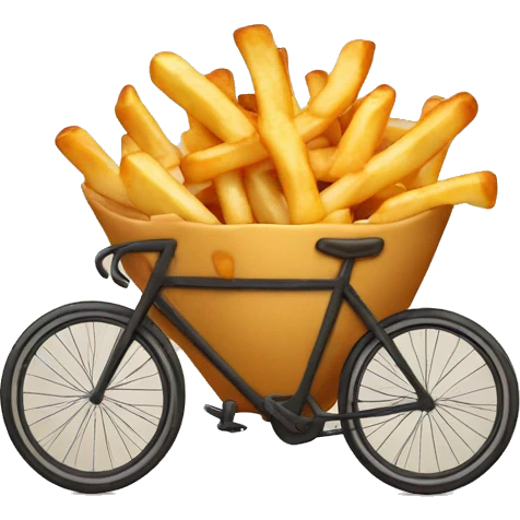 poutine à vélo emoji