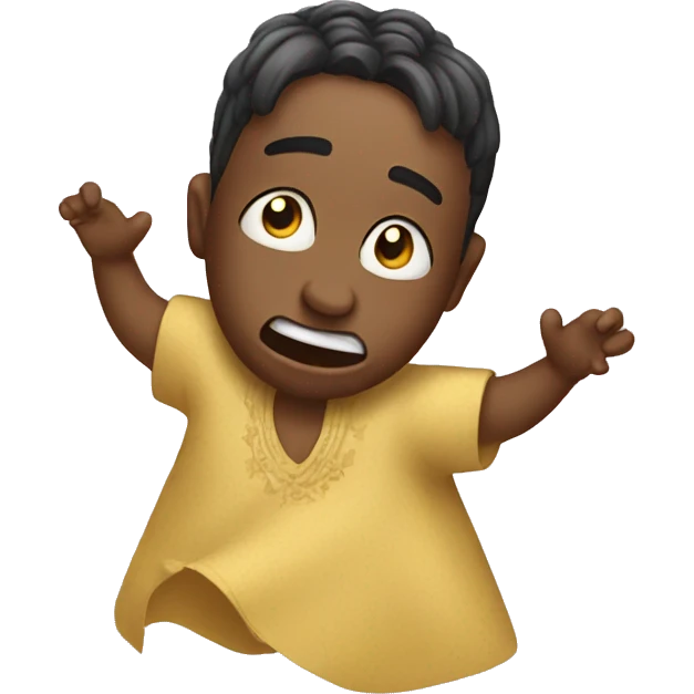 Crying dancing emoji