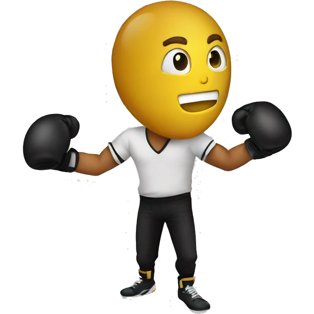 students in a boxing gloves emoji